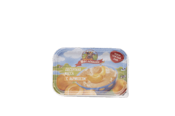 Десертная масса 350 гр. сладкая "Абрикос" м.д.ж. 20% (контейнер) 1/24