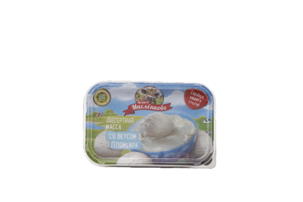 Десертная масса 350 гр. сладкая "Пломбир" м.д.ж. 20% (контейнер) 1/24