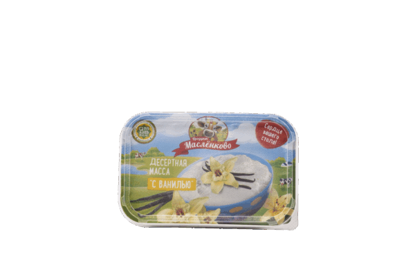 Десертная масса 350 гр. сладкая "Ваниль" м.д.ж. 20% (контейнер) 1/24