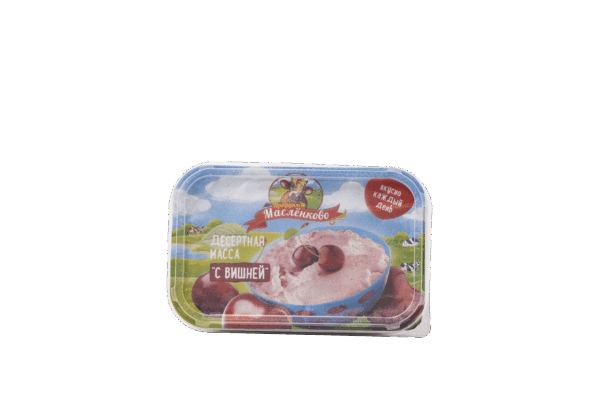 Десертная масса 350 гр. сладкая "Вишня" м.д.ж. 20% (контейнер) 1/24