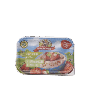 Десертная масса 350 гр. сладкая "Клубника - мюсли" м.д.ж. 20% (контейнер) 1/24