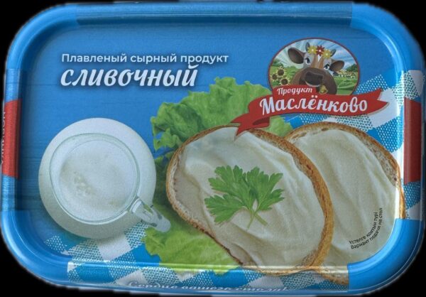 Сырный продукт Сливочный м.д.ж. 20% 350 гр. (контейнер) 1/12 — изображение 2