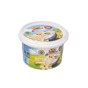 Творожная масса 700 гр. сладкая  "Ваниль" м.д.ж. 20%  (ведро) 1/12