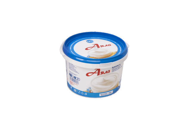 Сметанный продукт м.д.ж 15% 700гр. (ведро) 1/12