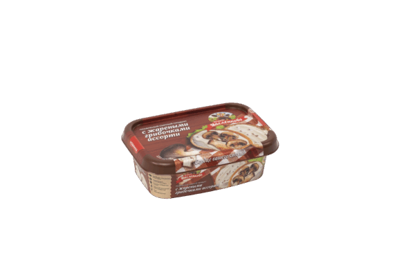 Сырный продукт с Жареными грибочками 20%  180 гр. (контейнер) 1/24