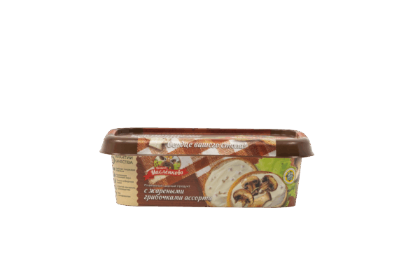 Сырный продукт с Жареными грибочками 20%  180 гр. (контейнер) 1/24 — изображение 2