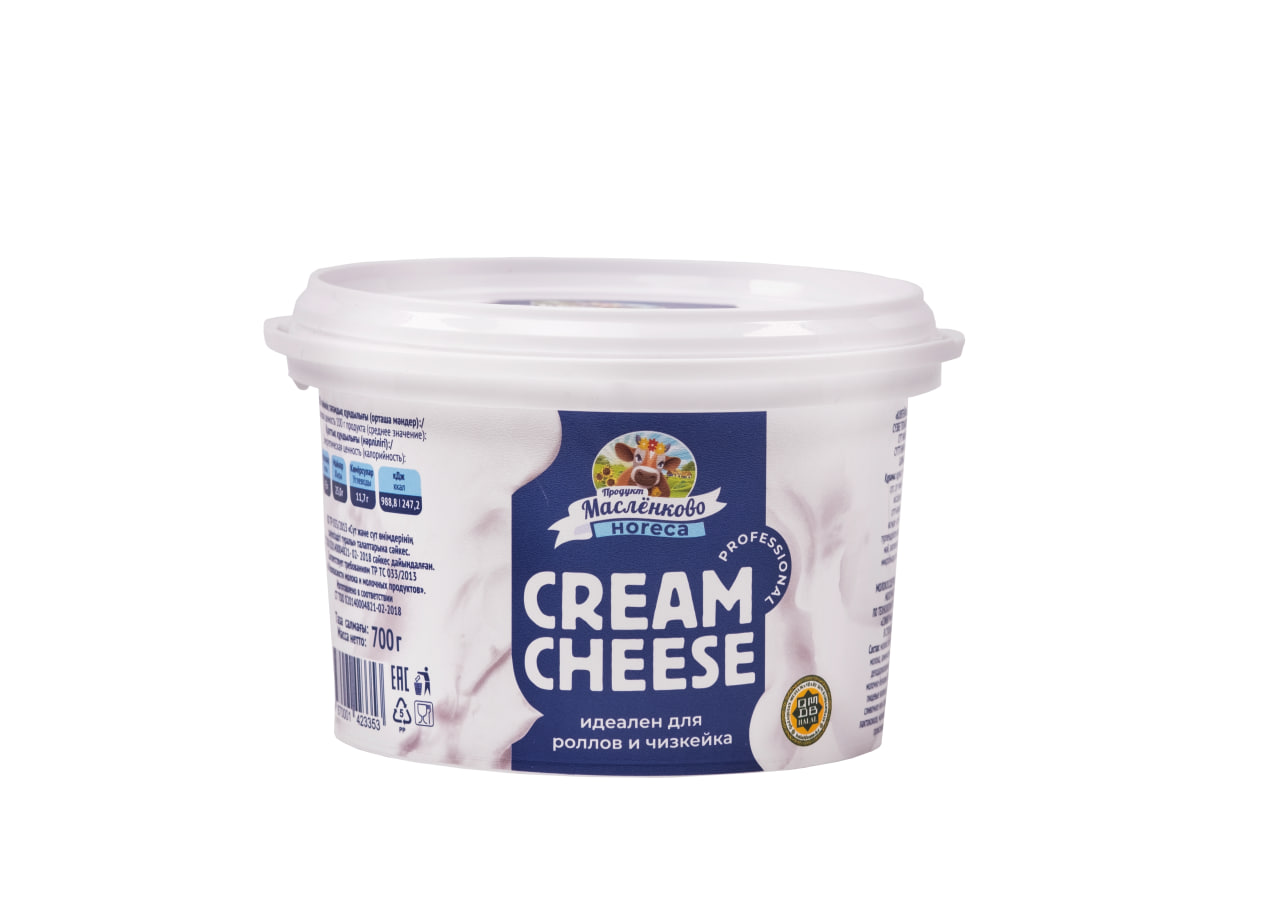Творожный крем "Крем чиз" 700 гр. м.д.ж. 25% (ведро) 1/12