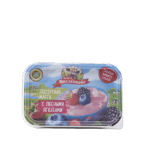 Десертная масса 350 гр. сладкая "Лесные ягоды" м.д.ж. 20% (контейнер) 1/24
