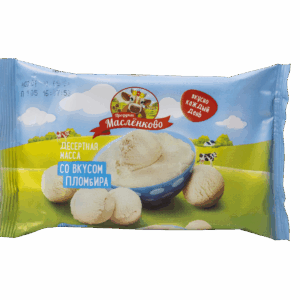 Десертная масса 180 гр. сладкая "Пломбир" м.д.ж. 20% (флоу-пак) 1/20