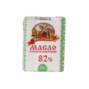 Сладкосливочное  82,5 % 180 гр. (эколин) 1/50