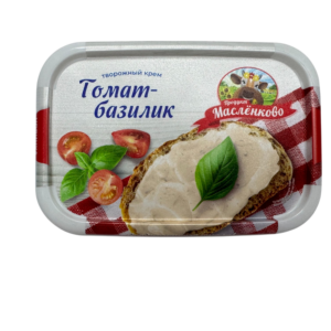 Творожный крем "Томат-базилик" 180 гр. м.д.ж. 25% (контейнер) 1/24