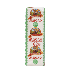 Масло сладкосливочное 82 % 400 гр. ( эколин,зелёный узор Н) 1/30