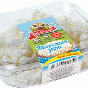 Творожное зерно 350 гр.  м.д.ж. 18%  (контейнер) 1/18
